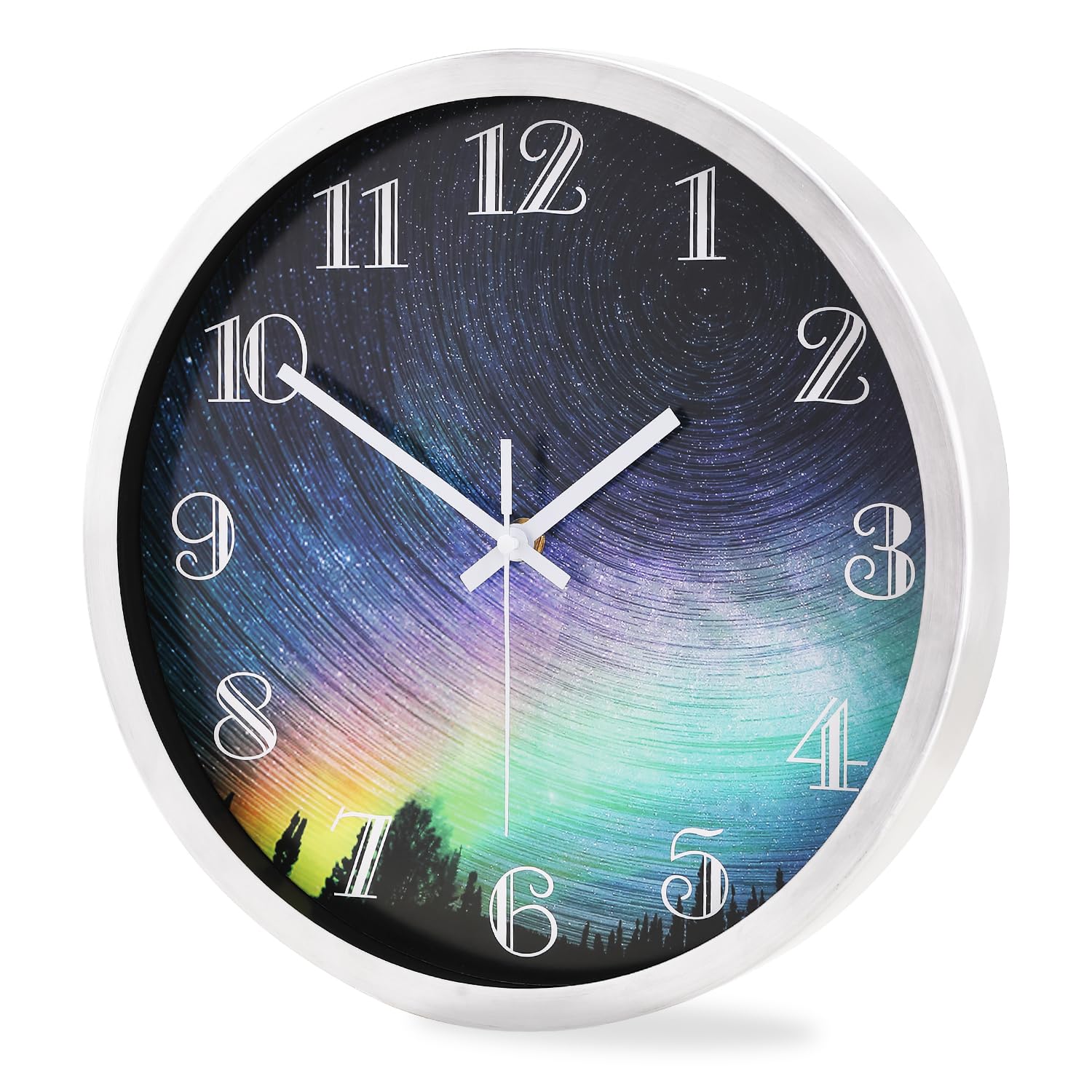 Battery Operated Modern Wall Clock — 12"