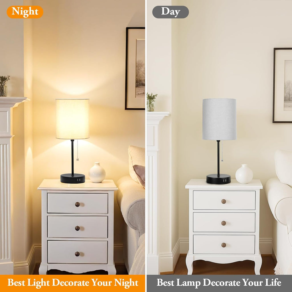 USB Black Desk Lamp — Set of 2 - View 4