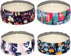 Soy Wax Black Scented Candle — 4x13 - View 3
