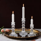 Luxe Blue Candle — Clear