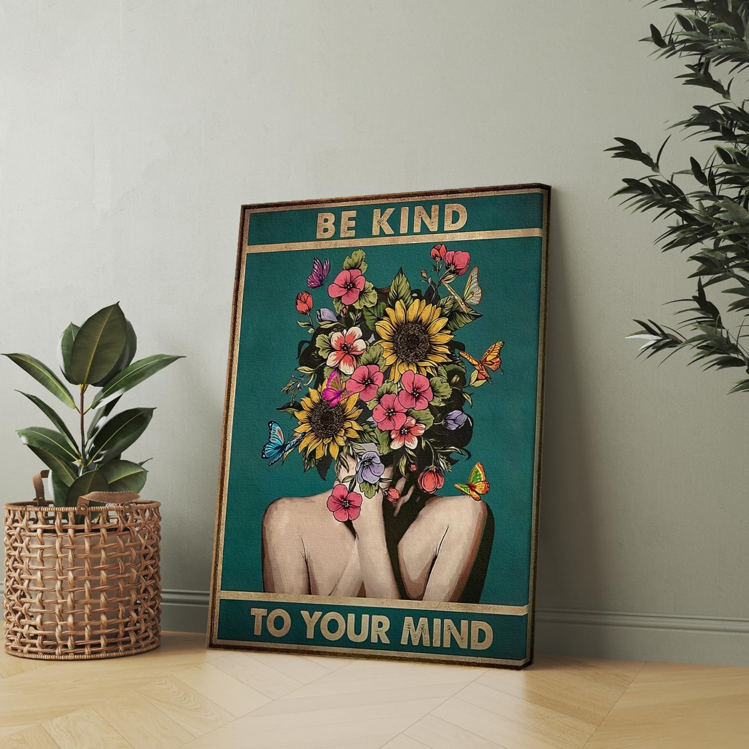 Black Canvas Wall Art — 10" - View 7