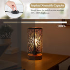 Dimmable Farmhouse Metal Bedside Lamp - View 2