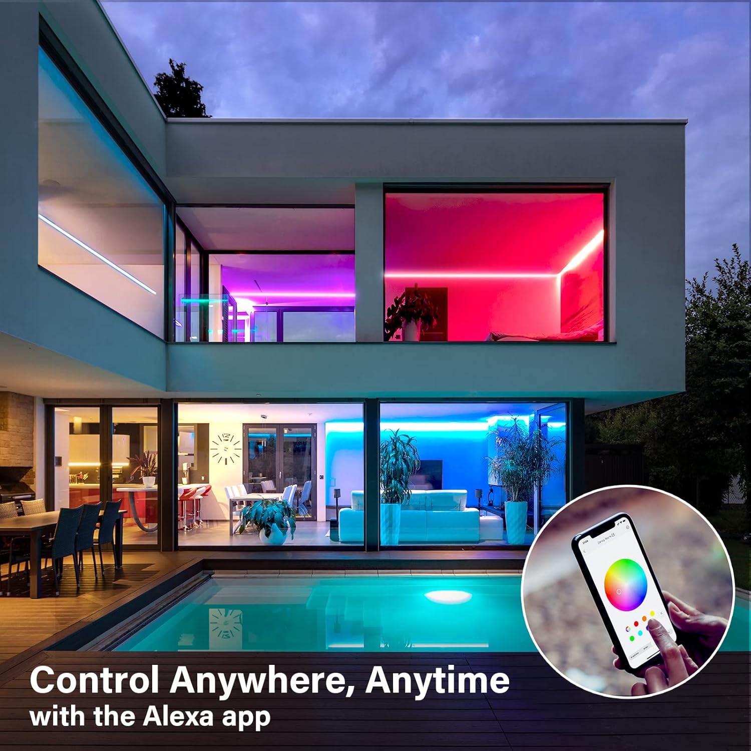 Smart Metal LED Strip Lights - View 8
