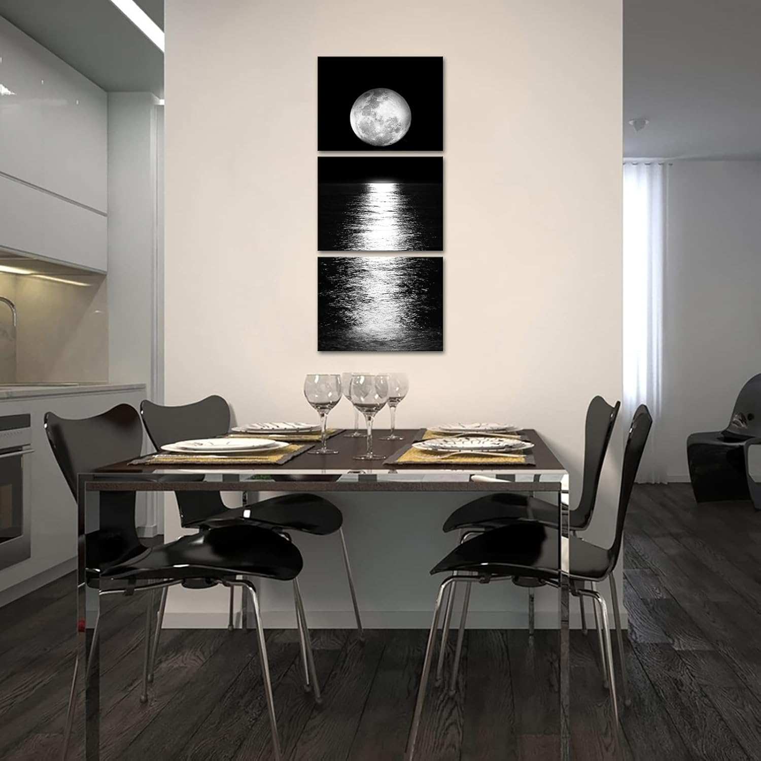 Modern Fabric Canvas Wall Art - View 5