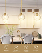 Luxe Black Pendant Light — 1-Light - View 2