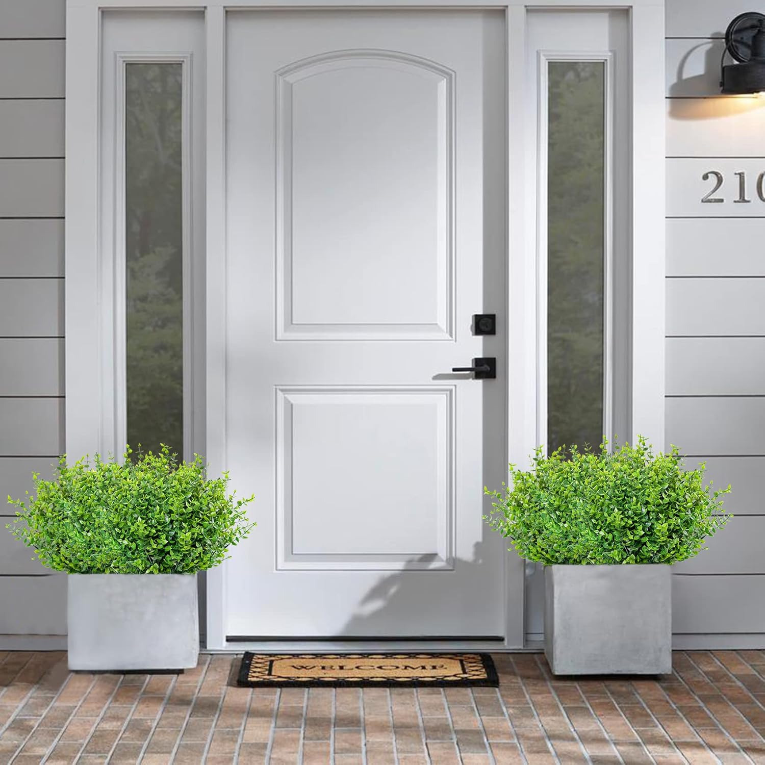 Farmhouse Wood Artificial Plant - View 6