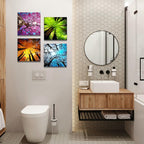 Framed Modern Beige Wall Art — 12" - View 3