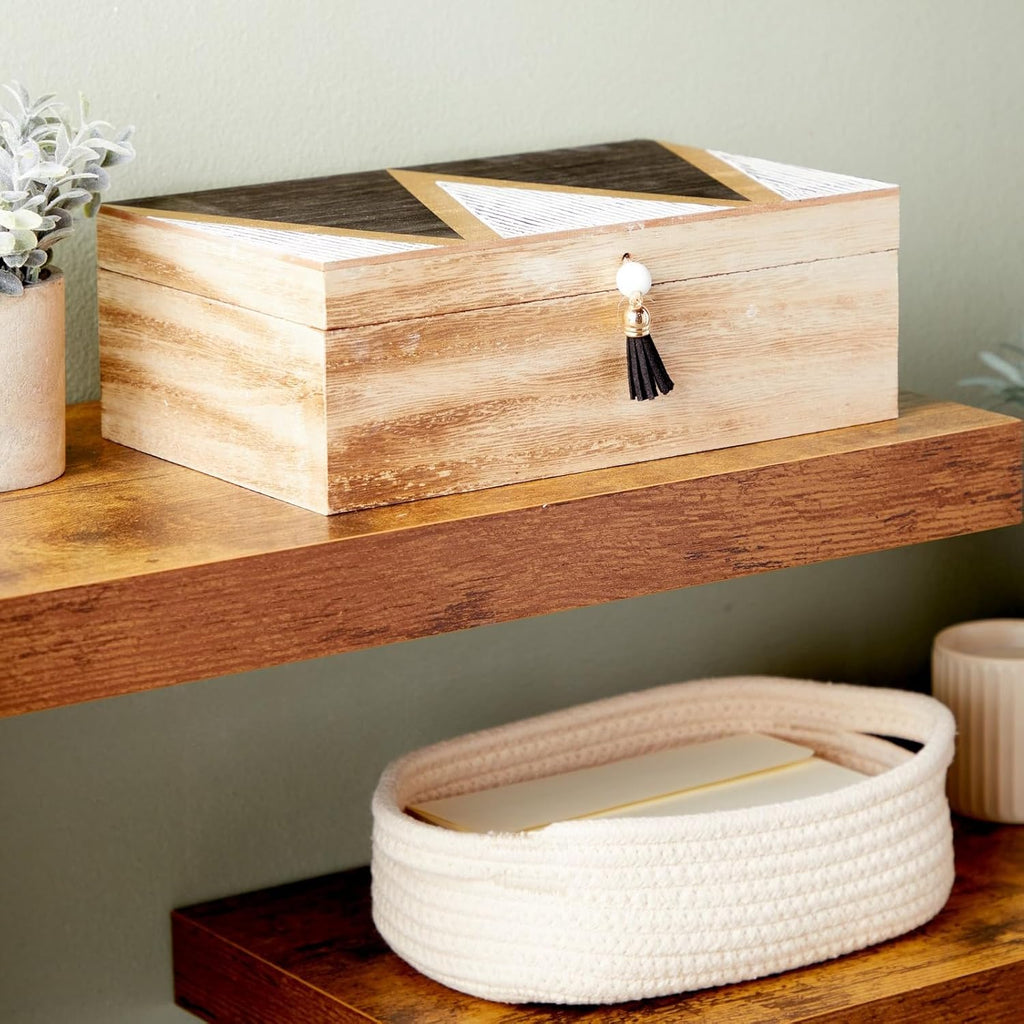 Wood Storage Basket — 5x5 - View 2