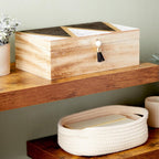 Wood Storage Basket — 5x5 - View 2