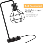 USB Farmhouse Metal Desk Lamp - View 3