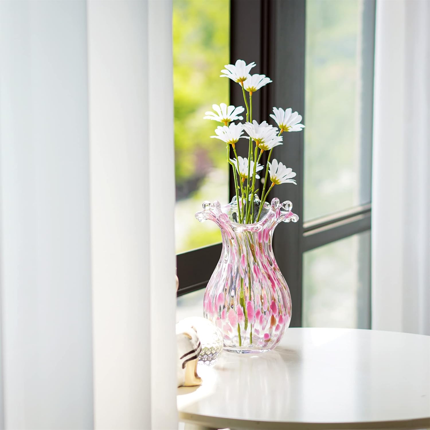 Modern Blue Flower Vase — 5" - View 2
