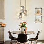 Round Luxe Black Chandelier - View 5