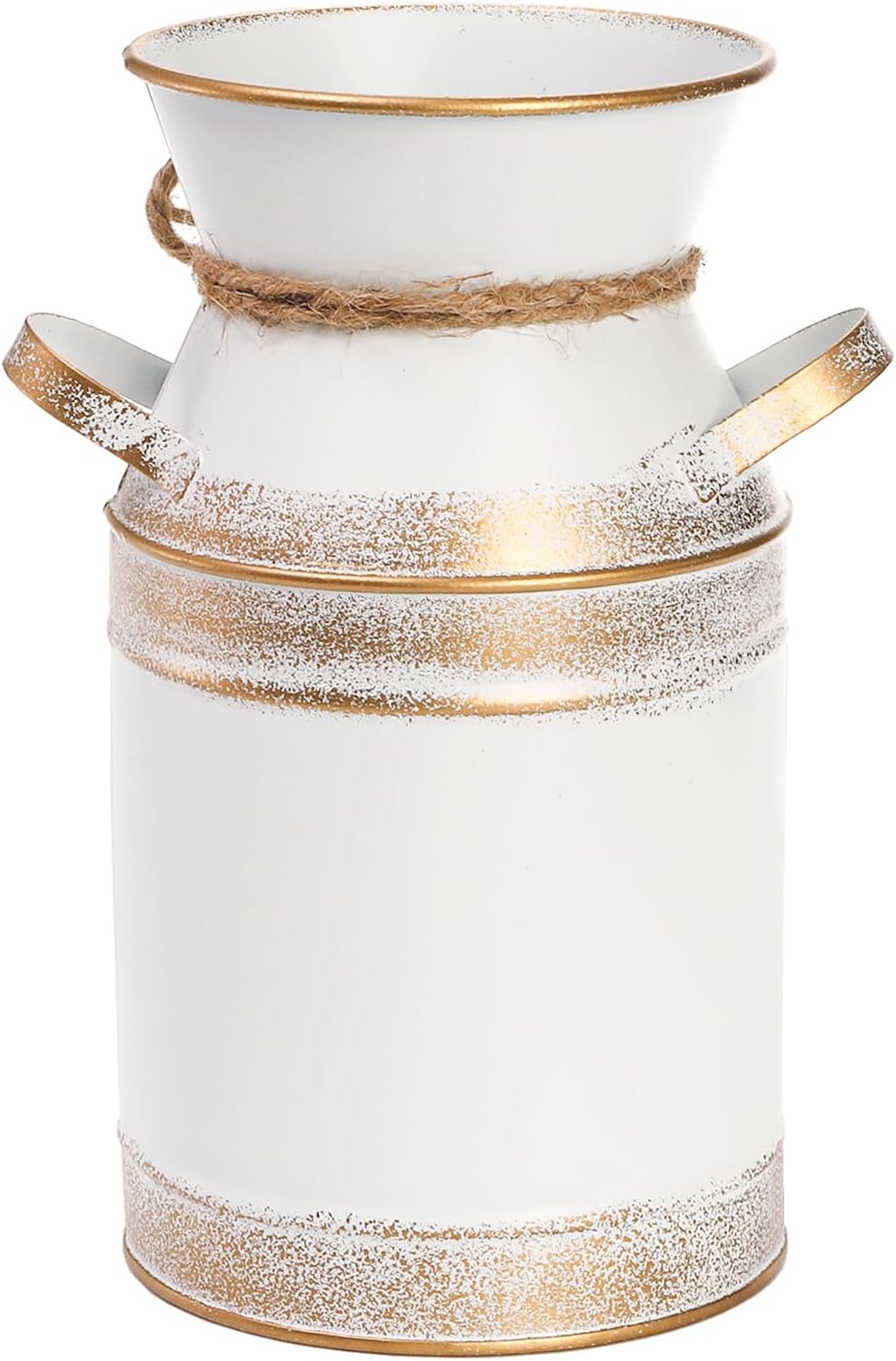 Farmhouse Metal Flower Vase — 5" - View 7