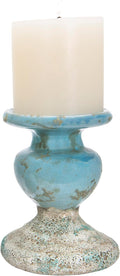 Farmhouse Black Pillar Candle — 4.5" — 5.5" W x 6.5" H