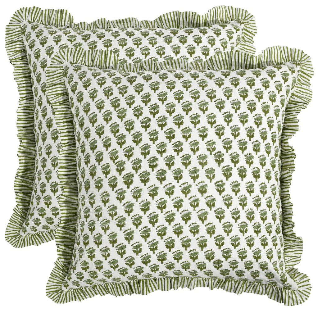 Boho Blue Throw Pillow — 20"