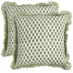 Boho Blue Throw Pillow — 20"