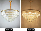 Adjustable Luxe Black Chandelier - View 3