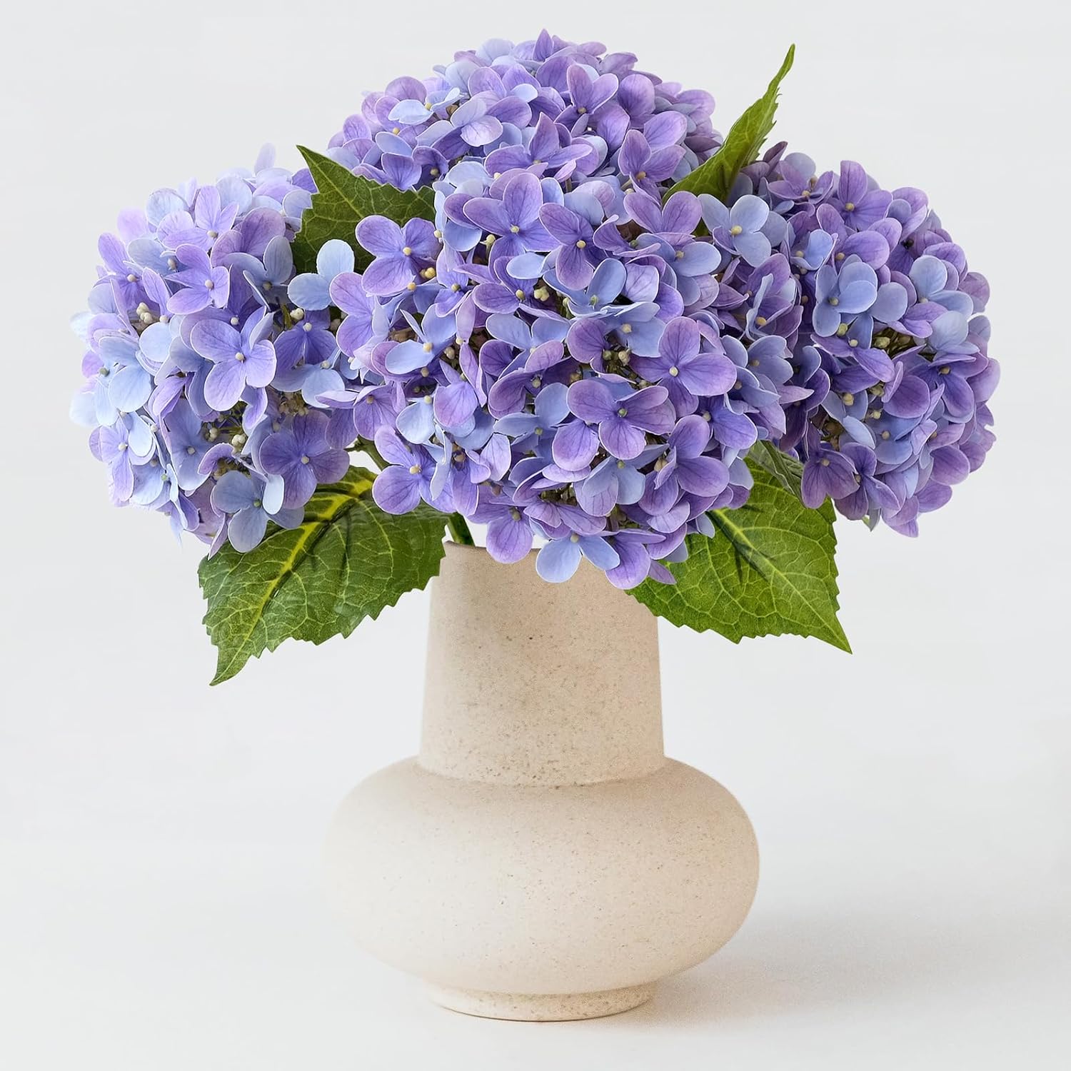 Boho Blue Artificial Flowers — 20" — Bright Purple