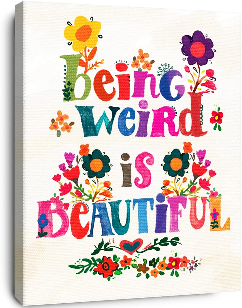 Framed Pink Wall Decor — Being Weird is Beautiful