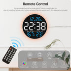 Blue Wall Clock — 10" - View 5