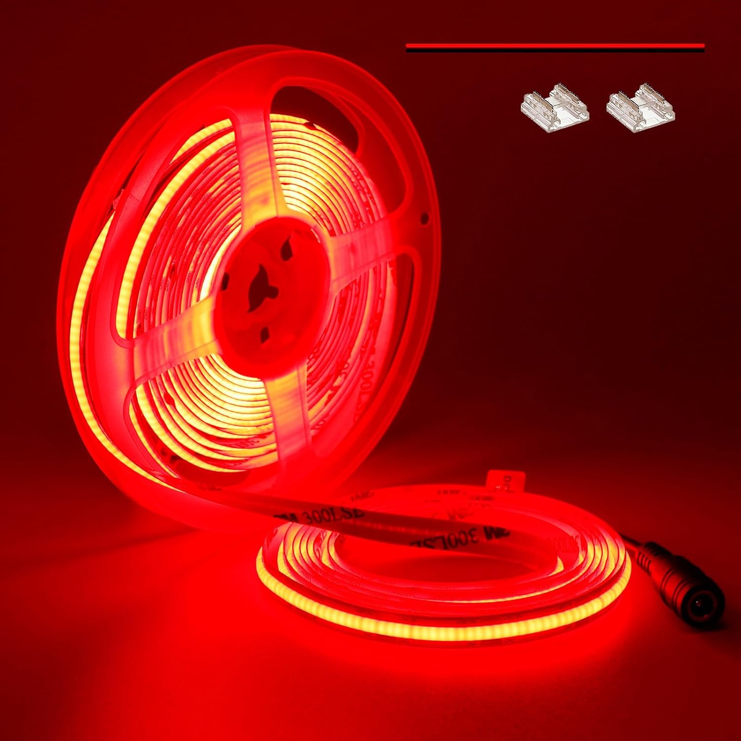 Beige LED Strip Lights — Red