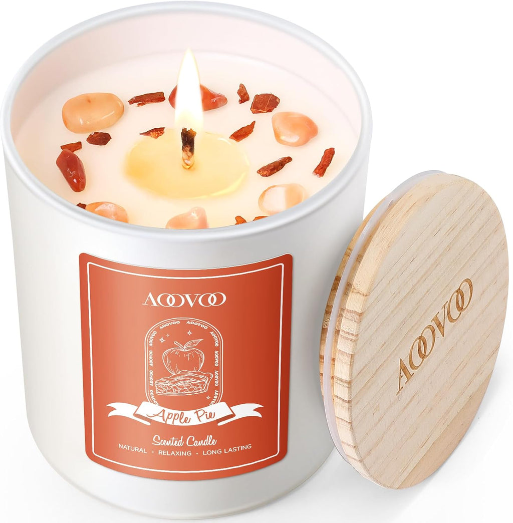 Luxe Metal Scented Candle — Apple Pie Scented Candles