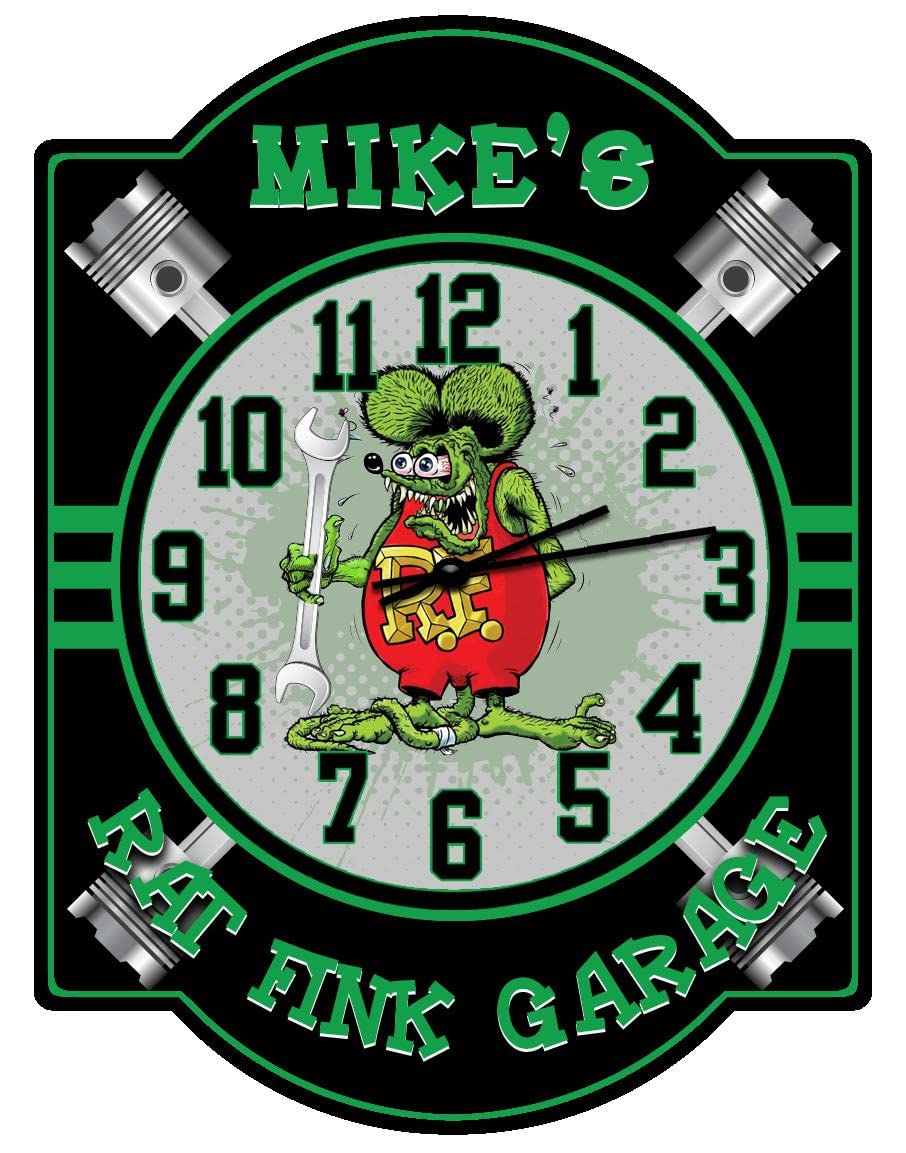 Green Wall Clock