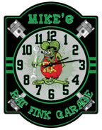 Green Wall Clock
