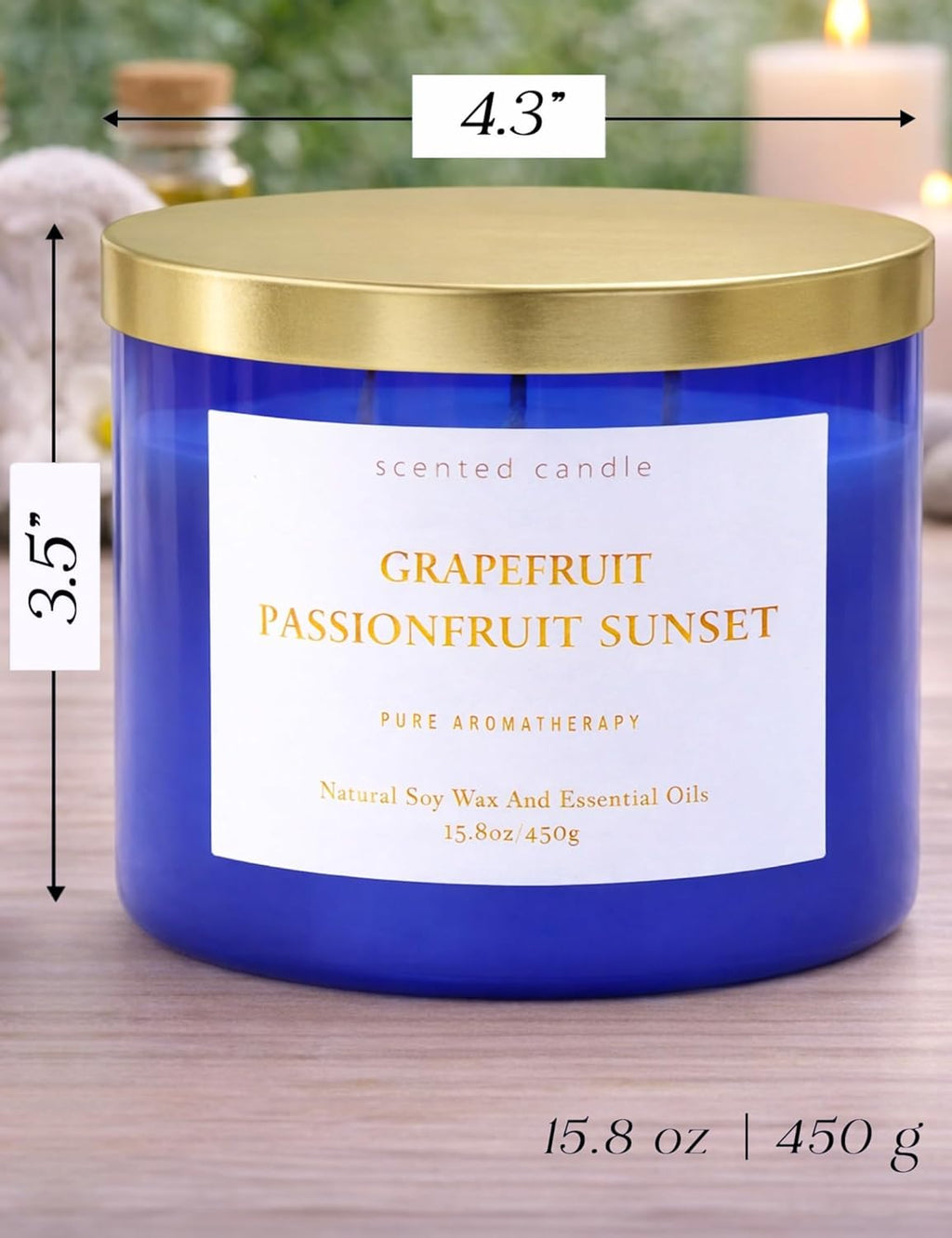 Soy Metal Scented Candle - View 5