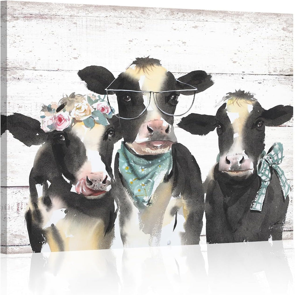 Farmhouse Metal Canvas Wall Art — 24" — 24"L x 32"W