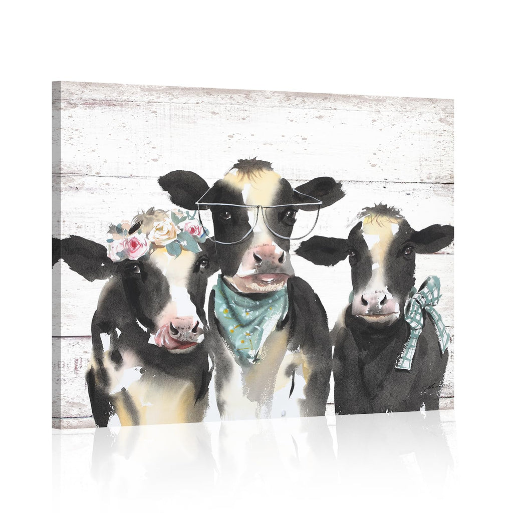Farmhouse Metal Canvas Wall Art — 24"