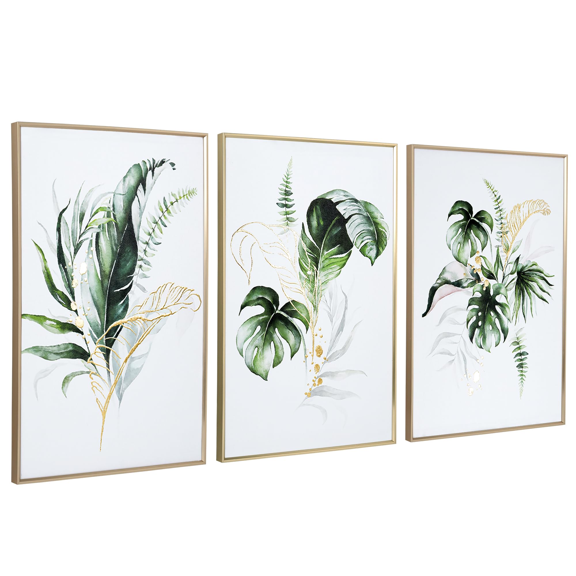 Luxe Metal Framed Wall Art — 24"