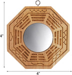 Wood Mirror — 4" - View 2