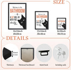 Framed Modern Black Wall Decor — 10" - View 6