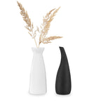 Mid-Century Beige Vase Set