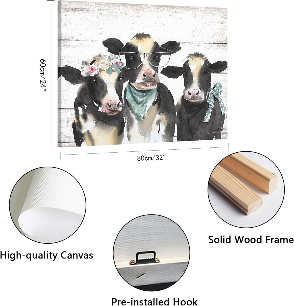 Farmhouse Metal Canvas Wall Art — 24" - View 3