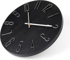Modern Wood Wall Clock — 12" - View 2