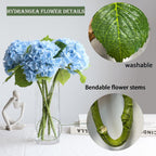 Blue Artificial Flowers — 21" - View 3