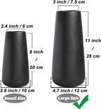 Farmhouse Black Decorative Vase — 11" - View 2