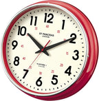 Vintage Mid-Century Beige Wall Clock — 12.4" - View 7