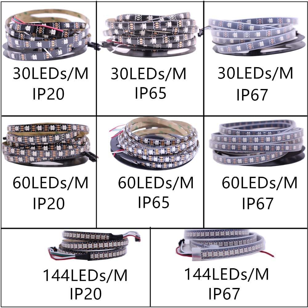 RGB Black LED Strip Light - View 7