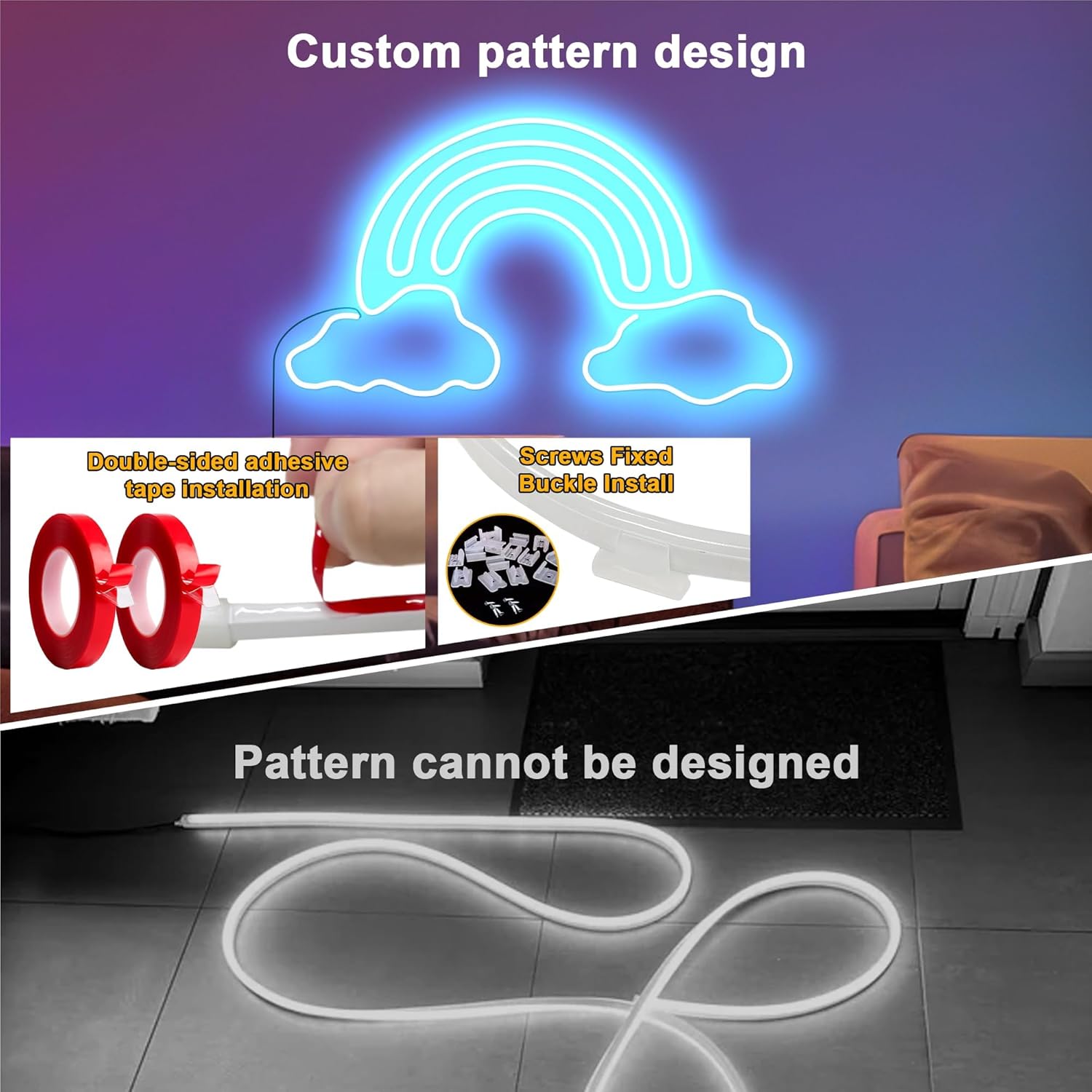 RGB Rattan LED Strip Light - View 4