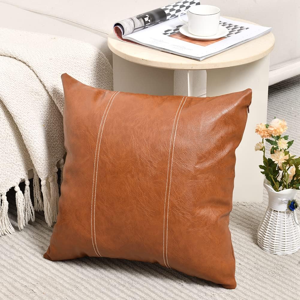 Lumbar Boho Beige Throw Pillow Cover — 36" — 18" x 18" (Pack of 1)