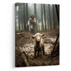 Grey Canvas Wall Art — 12"