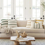 Boho Beige Pillow Cover — 16" - View 7