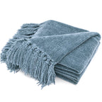 Chenille Boho Beige Throw Pillow — 50"