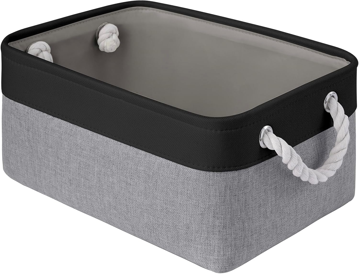 Beige Storage Bin — 2" — 13.8inx9.8inx6.7in-1P