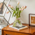 Modern Beige Flower Vase — 6" - View 5