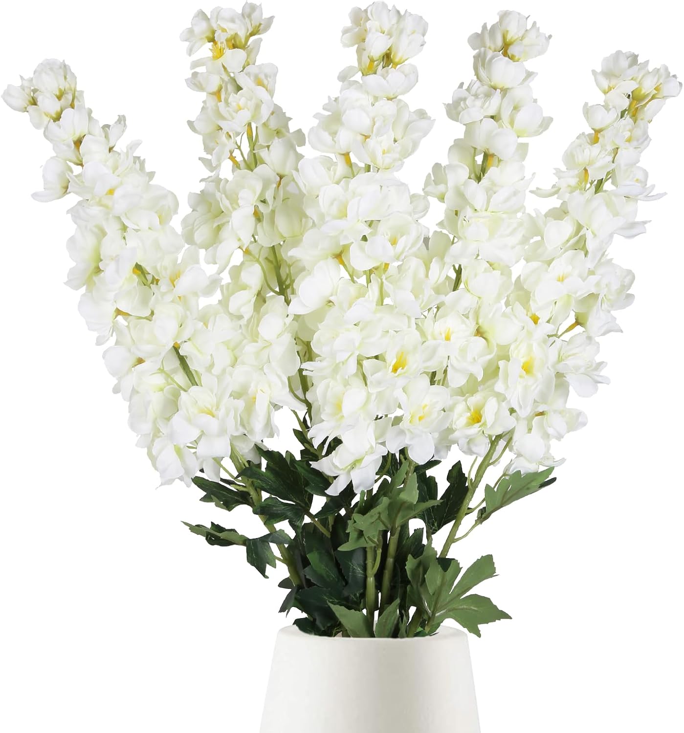 Blue Artificial Flowers — 39" — Ivory