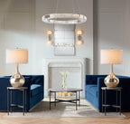 Modern Metal Table Lamp — 2" - View 8